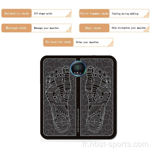 Tapis de massage des pieds électrique vibrant tendance